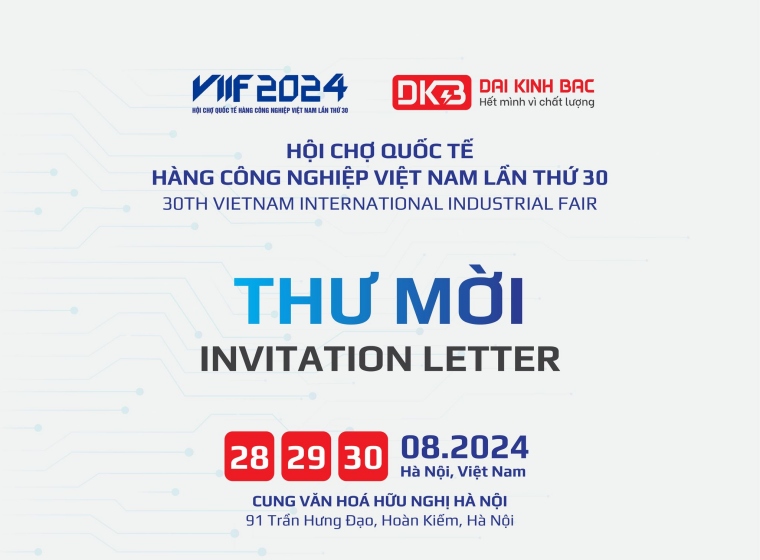 THƯ MỜI THAM QUAN GIAN HÀNG ĐẠI KINH BẮC TẠI VIIF 2024 - HÀ NỘI