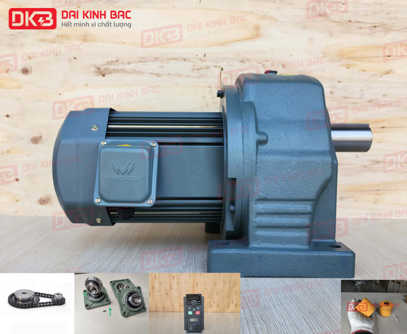 Động Cơ Giảm Tốc Chân Đế Wanshsin GH50-3700W-40S