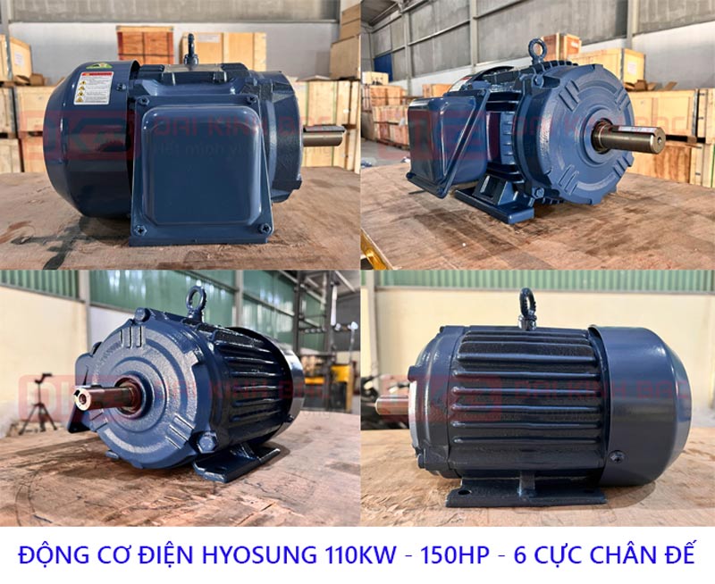 dong co dien hyosung 110kw chan de