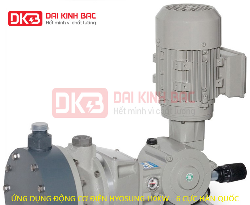 ung dung bom cua dong co dien hyosung 110kw 