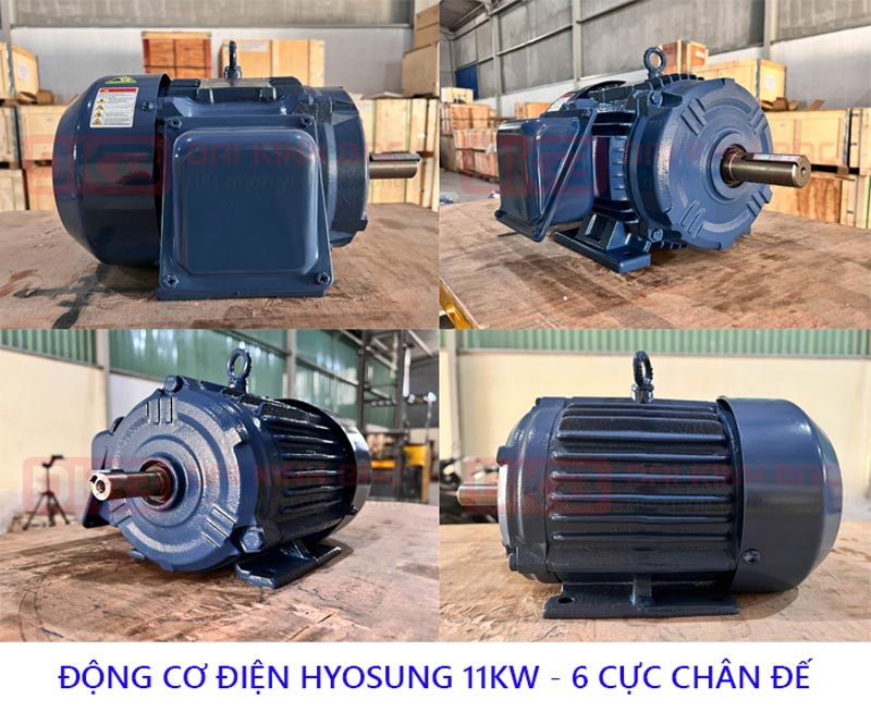 dong co dien hyosung 11kw chan de