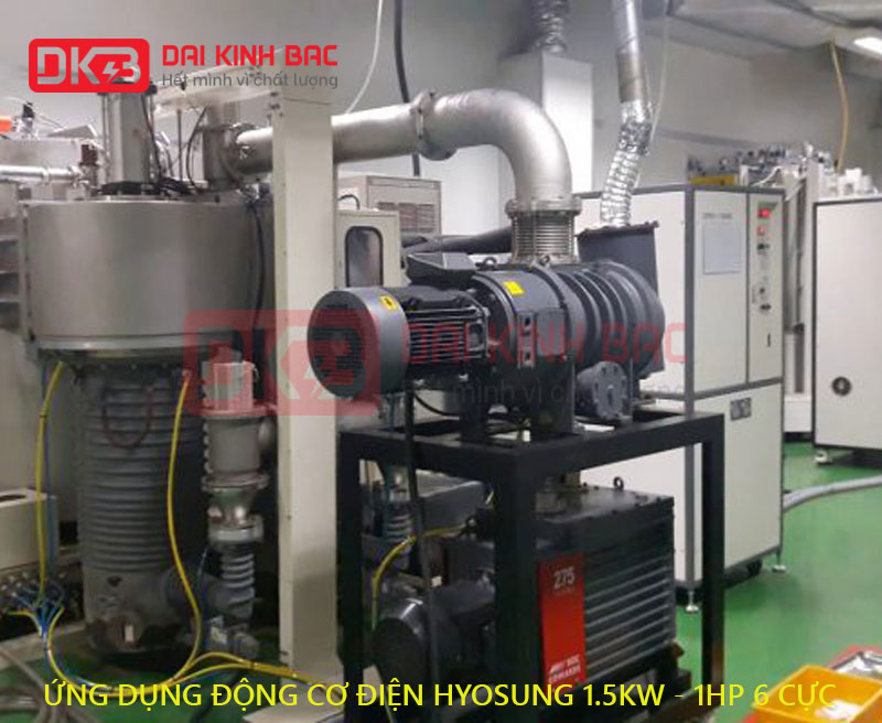 ung dung bom cua dong co dien hyosung 1.5kw