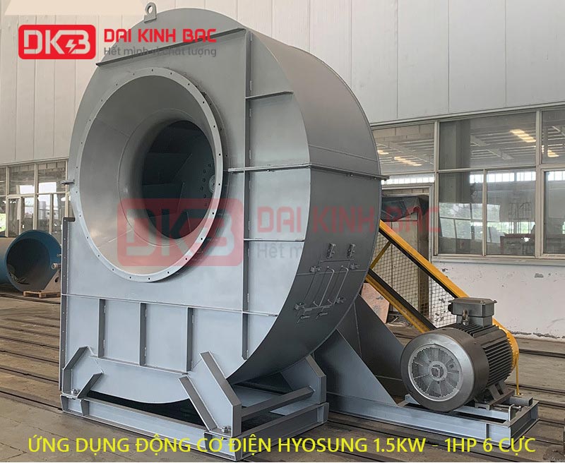 ung dung quat cua dong co dien hyosung 1.5kw 6 cuc