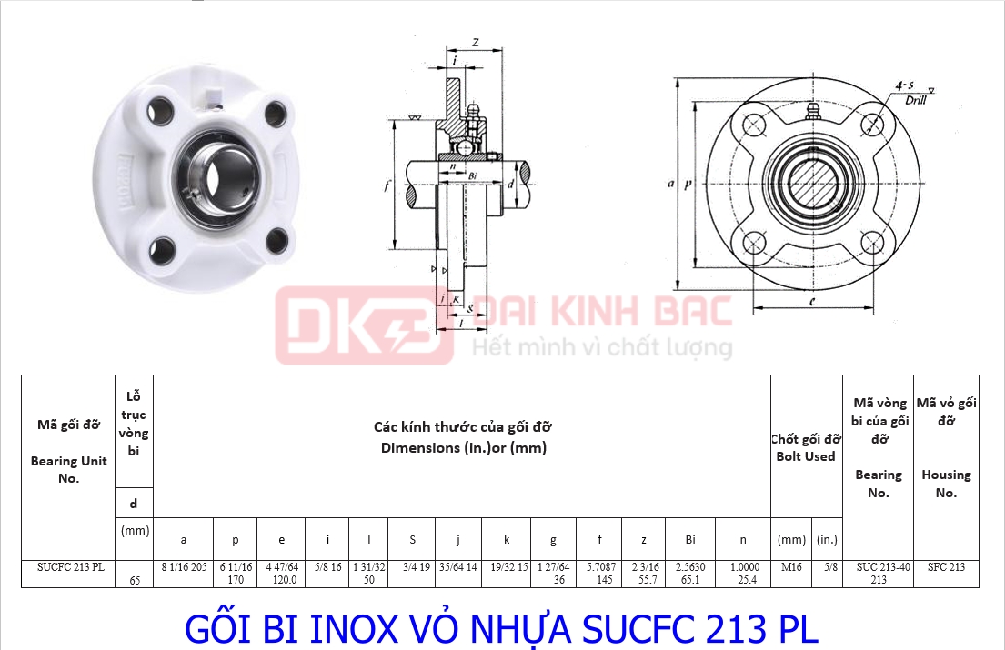 catalog goi bi inox vo nhua sucfc 213 pl