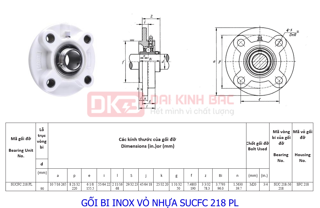 catalog goi bi inox vo nhua sucfc 218 pl