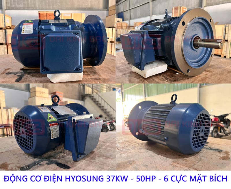 dong co dien hyosung 37kw mat bich