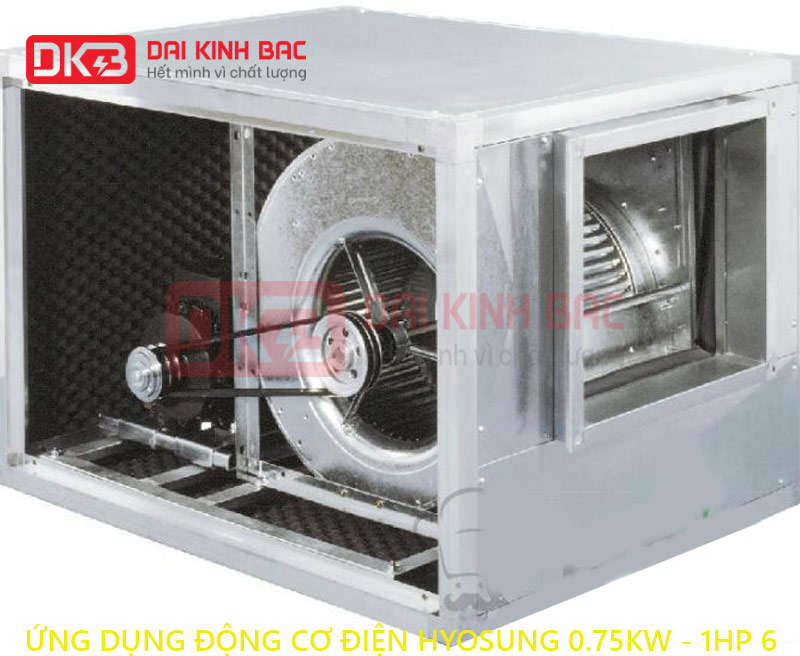 ung dung quat cua dong co dien hyosung 0.85kw 6 cuc