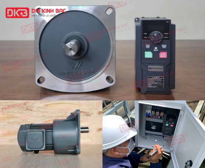 Động Cơ Giảm Tốc Mặt Bích Wanshsin GV32-1500W-20S