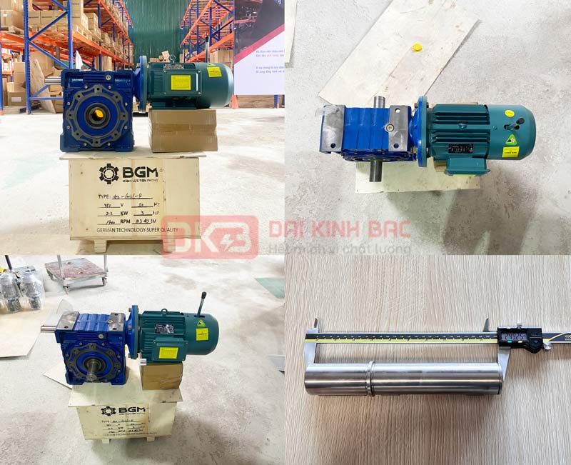 Hộp Giảm Tốc Trục Vít Bánh Vít Cao Cấp NMRV 150 Của BGM