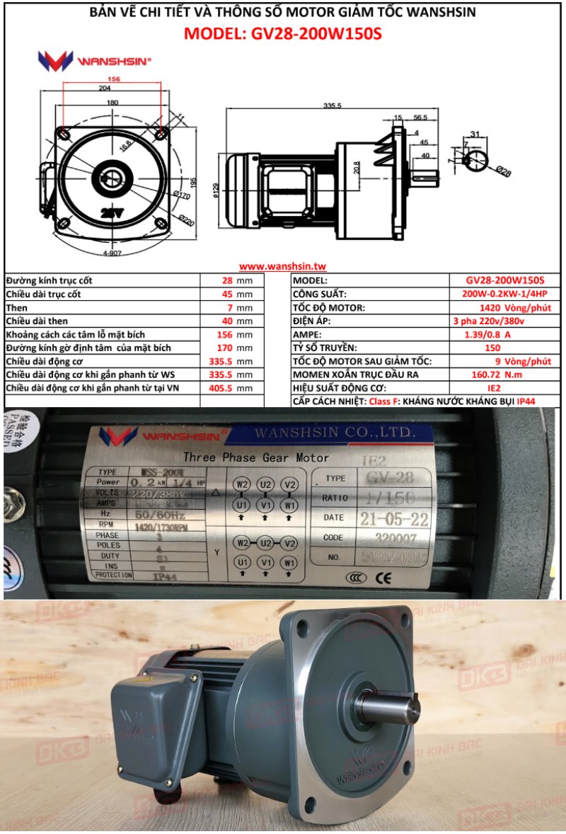ban-ve-dong-co-giam-toc-mat-bich-Wanshsin-GV28-200W-150s