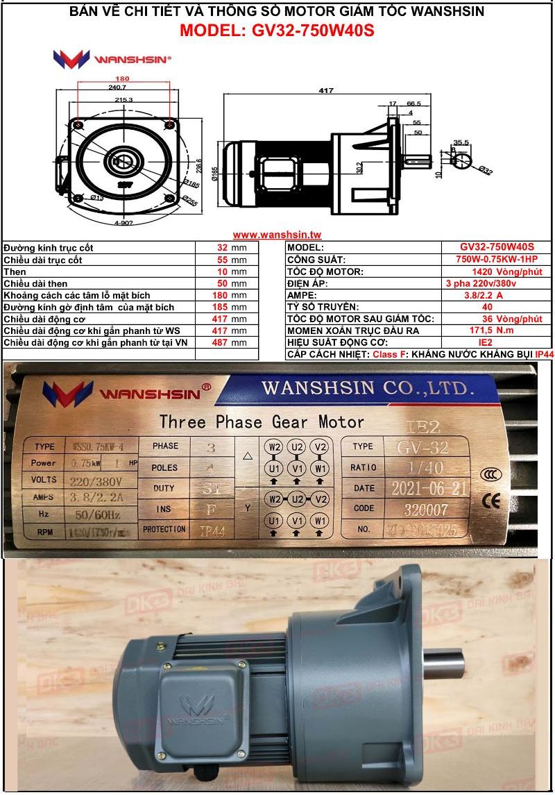 ban-ve-dong-co-giam-toc-mat-bich-Wanshsin-GV32-750W-40S
