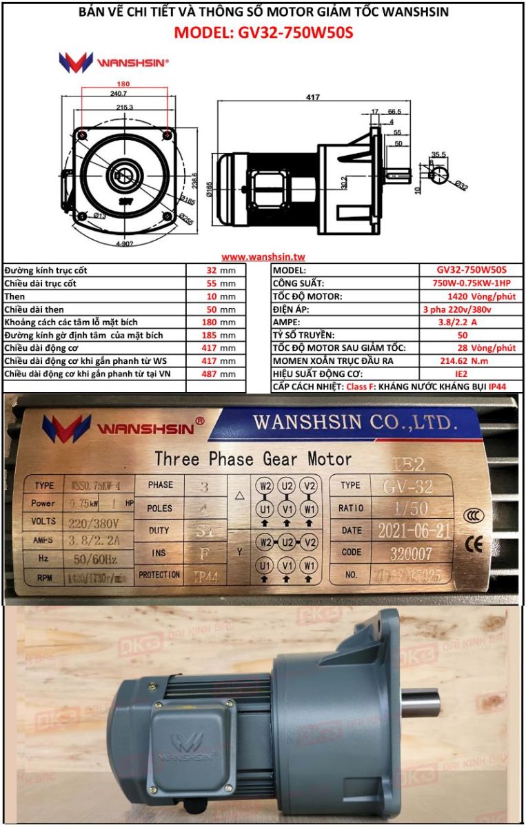 ban-ve-dong-co-giam-toc-mat-bich-Wanshsin-GV32-750W-50S
