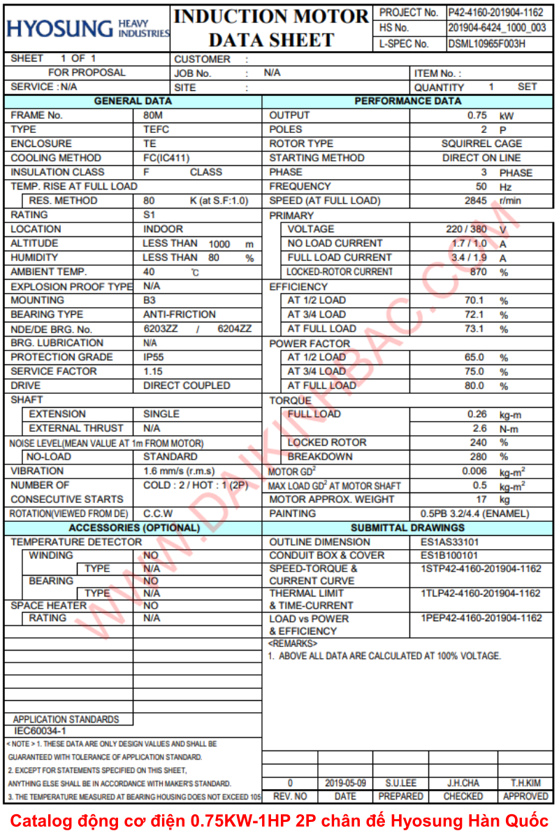 catalog-dong-co-dien-0-75kw-1hp-hyosung-han-quoc-chan-de-2p