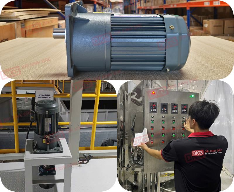 động cơ giảm tốc mặt bích wanshsin gv22-100w-80s 