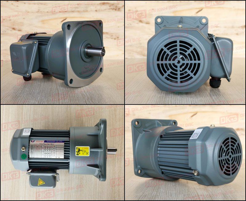 Thông số kỹ thuật của Động cơ giảm tốc mặt bích Wanshsin GV28-400W-60S