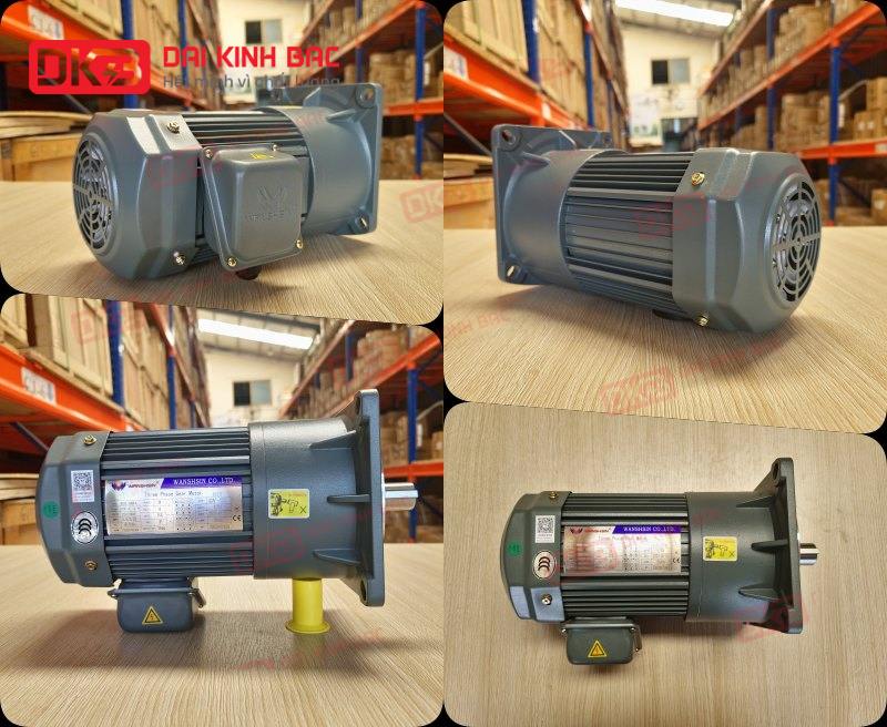 Động cơ giảm tốc mặt bích Wanshsin GV28-750W-15S