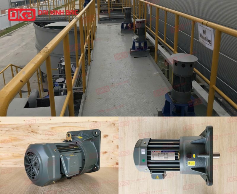 Động Cơ Giảm Tốc Mặt Bích Wanshsin GV50-2200W-120S