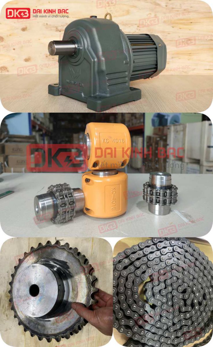 Động Cơ Giảm Tốc Chân Đế Wanshsin GH50-3700W-150S