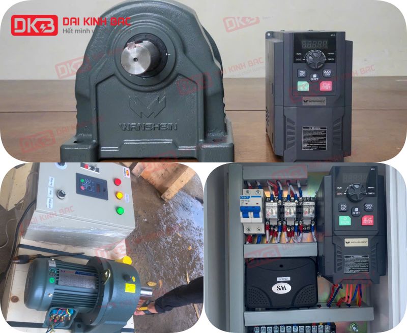 Động Cơ Giảm Tốc Chân Đế Wanshsin GH50-3700W-80S