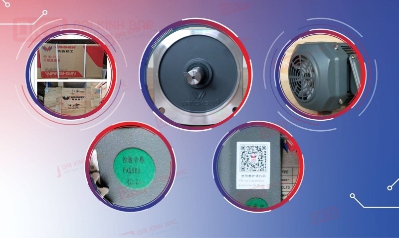 động cơ giảm tốc mặt bích wanshsin gv22-100w-100s