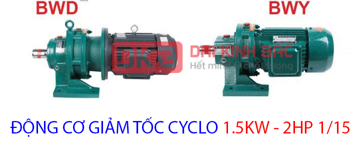 động cơ cyclo 1.5kw 2hp 1.15