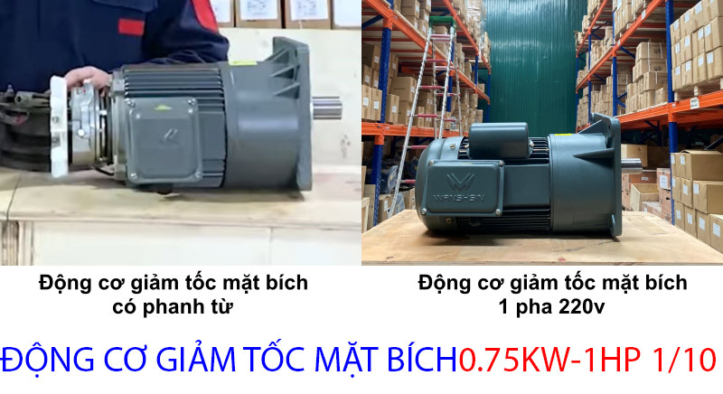 động cơ mặt bích 0.75kw 1hp 1.10