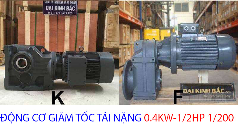 động cơ giảm tốc tải nặng 0.4kw 1.2hp 1.200