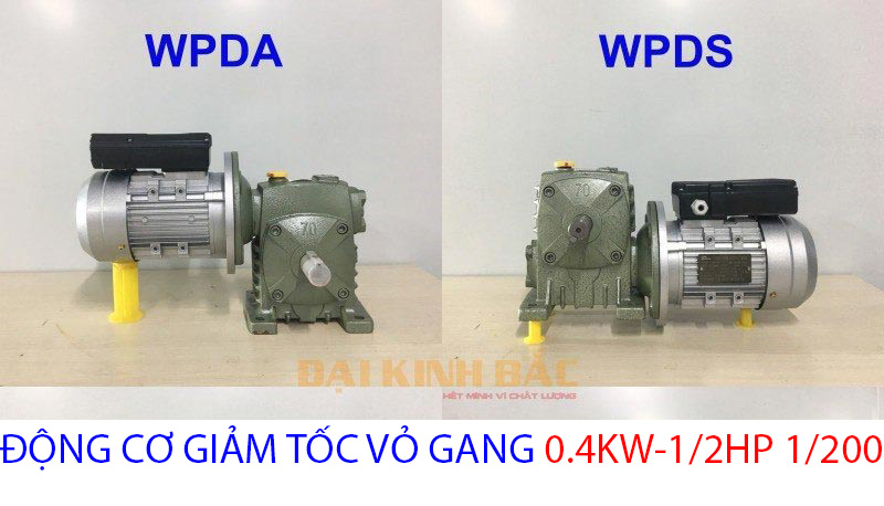 động cơ vuông góc 0.4kw 1.2hp 1.200
