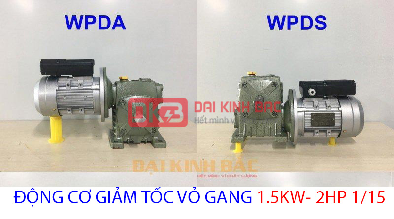 động cơ giảm tốc 1.5kw 2hp 1.15