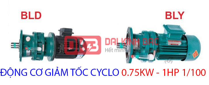 động cơ giảm tốc cyclo 0.75kw 1hp 1.100