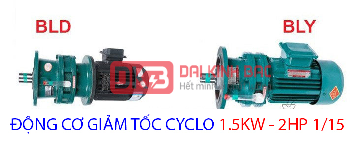 động co cyclo 1.5kw 2hp 1.15