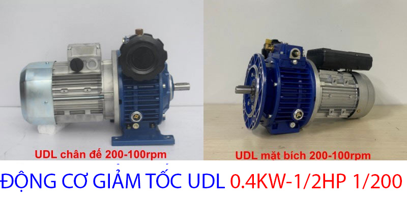 động cơ giảm tốc udl 0.4kw 1.2hp 1.200