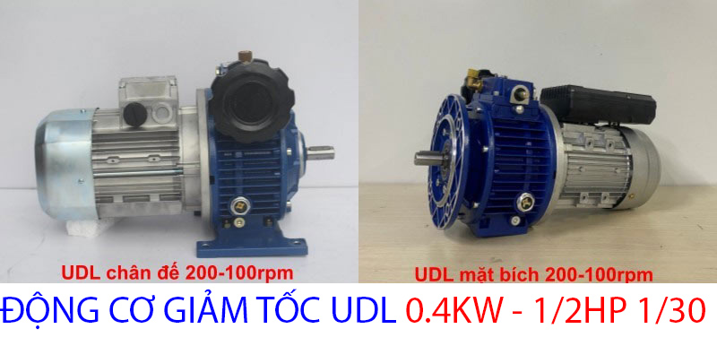động cơ giảm tốc udl 0.4kw 1.2hp 1.30