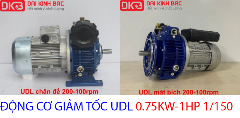 động cơ giảm tốc udl 1hp 1.150