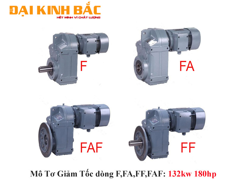 F Series Mô Tơ Giảm Tốc 132kw 180hp
