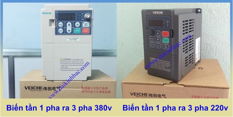 biến tần 1 pha 220v ra 3 pha 220v/ ra 3 pha 380v