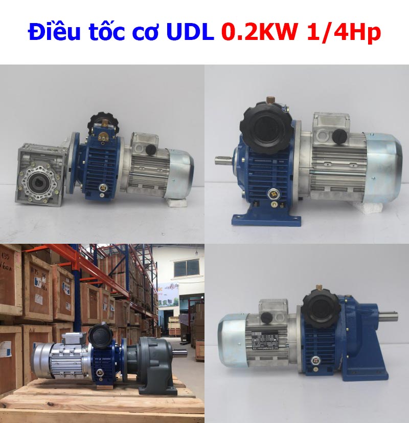 Điều tốc cơ UDL 0.2KW 1/4HP