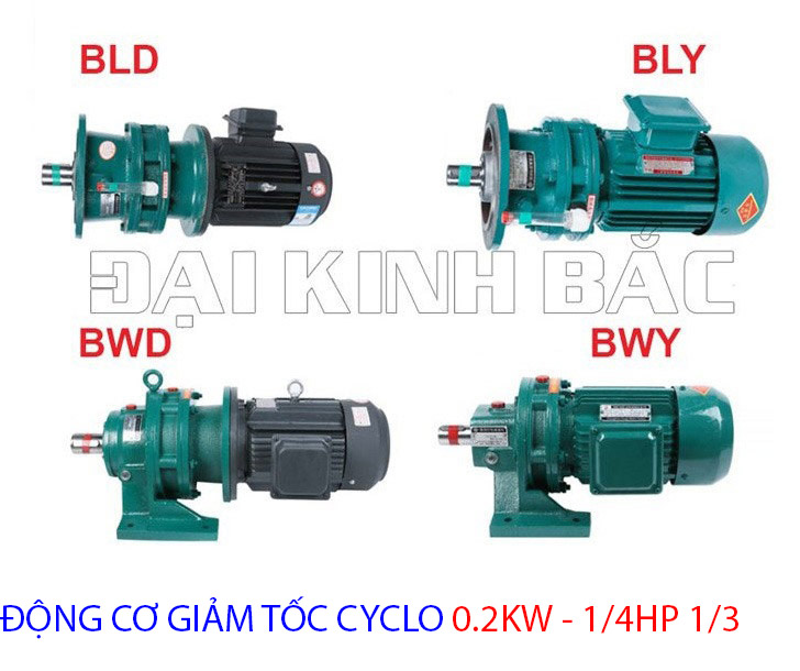 động cơ giảm tốc cyclo 0.2kw 1.4hp 1.3