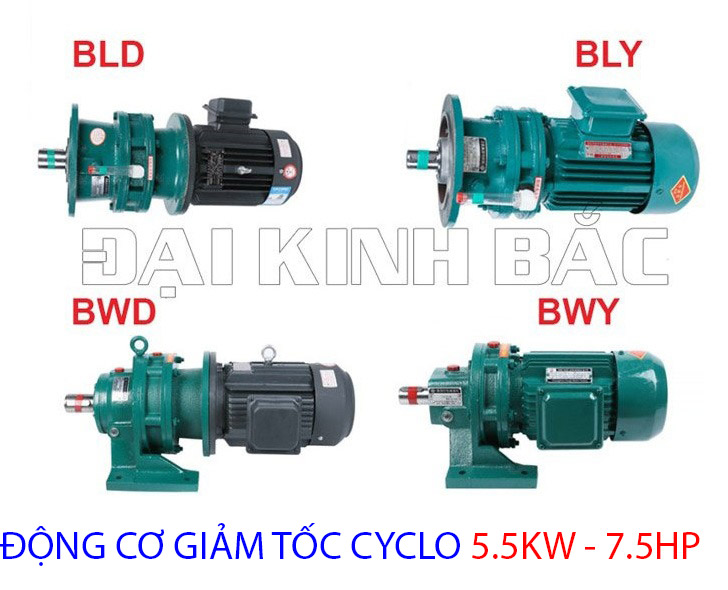 Động cơ giảm tốc Cyclo 5.5Kw - 7.5Hp