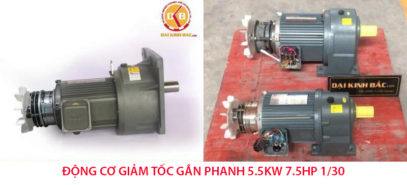 động cơ giảm tốc 5.5kw 7.5hp 1/30