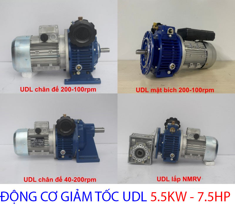 Điều tốc cơ UDL  5.5Kw - 7.5Hp