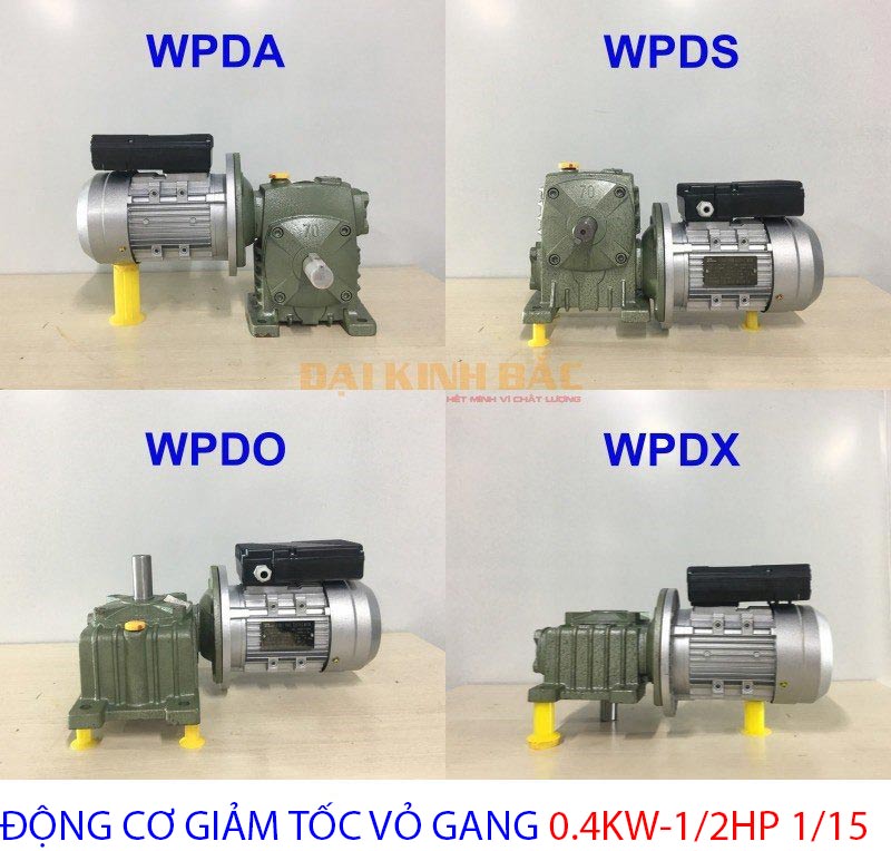 động cơ giảm tốc vỏ gang 0.2kw 1.15