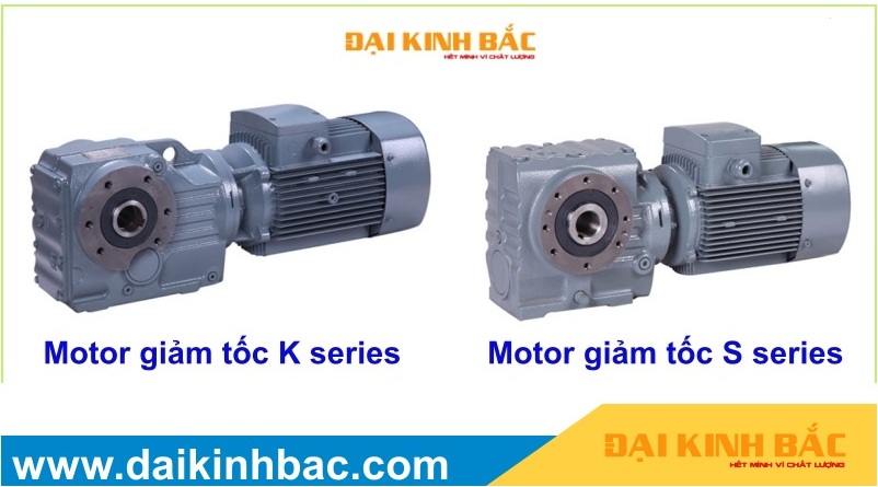 motor giảm tốc k series và s series