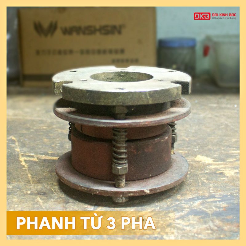 Phanh từ 3 pha