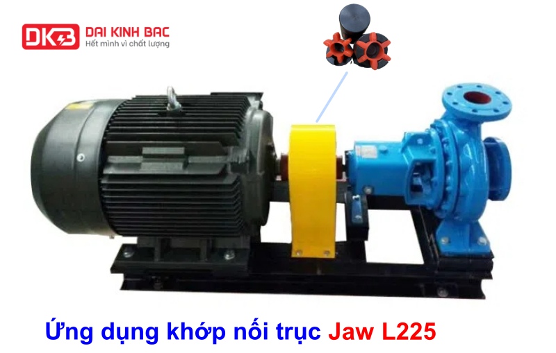 ứng dụng khớp nối trục thép JAW L225