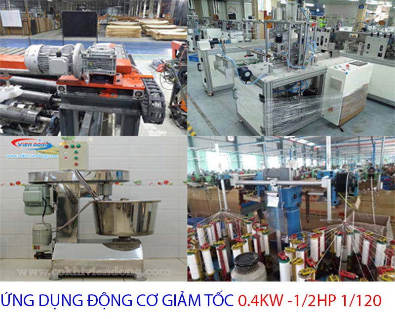 ứng dũng động cơ giảm tốc 0.4kw 1.2hp 1.120