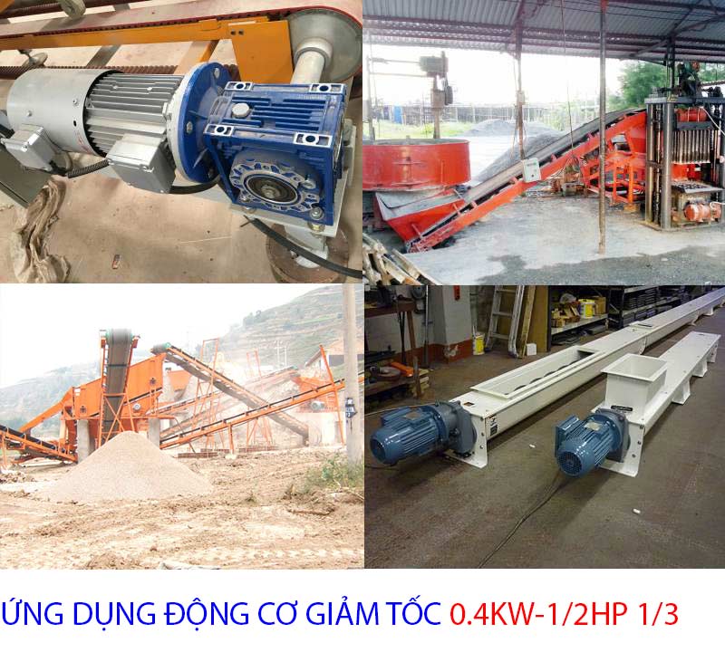 ung dung dong co giam toc 0.4hp 1.2hp 1.3