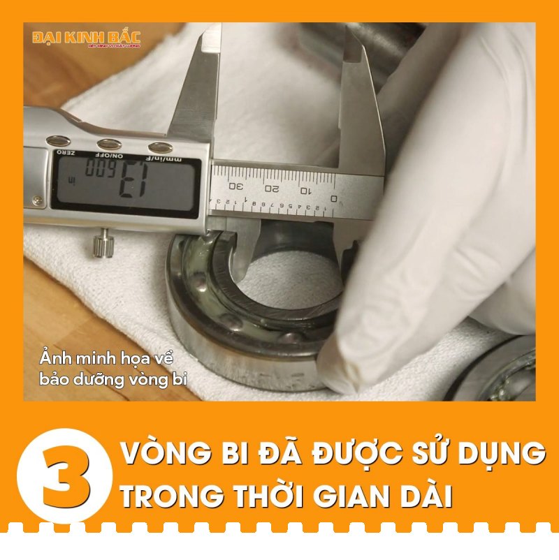 Vòng bi đã được sử dụng trong thời gian dài