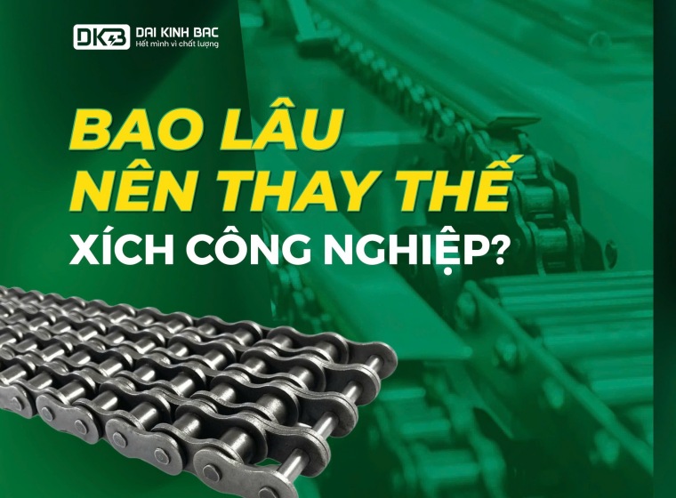 BAO LÂU NÊN THAY MỚI XÍCH CÔNG NGHIỆP?