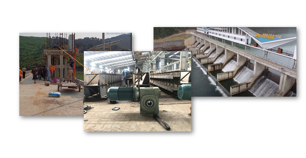 Động cơ nâng hạ cửa đập thủy lợi Rào Nam – Quảng Bình